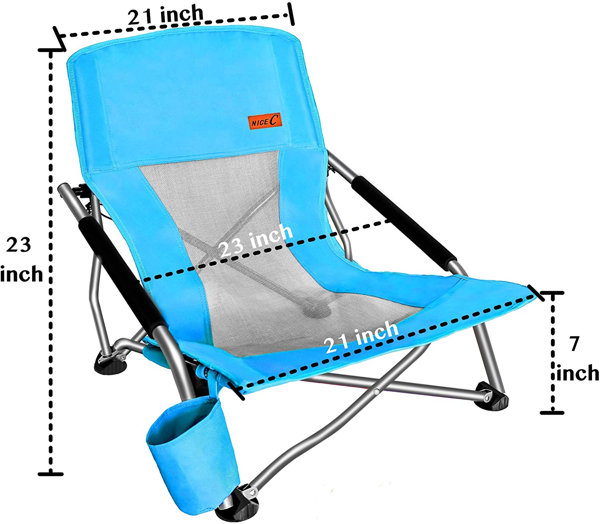 Low folding beach online chair